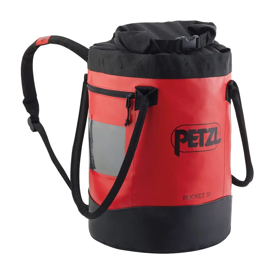 Bolso porta material BUCKET 30L rojo – PETZL