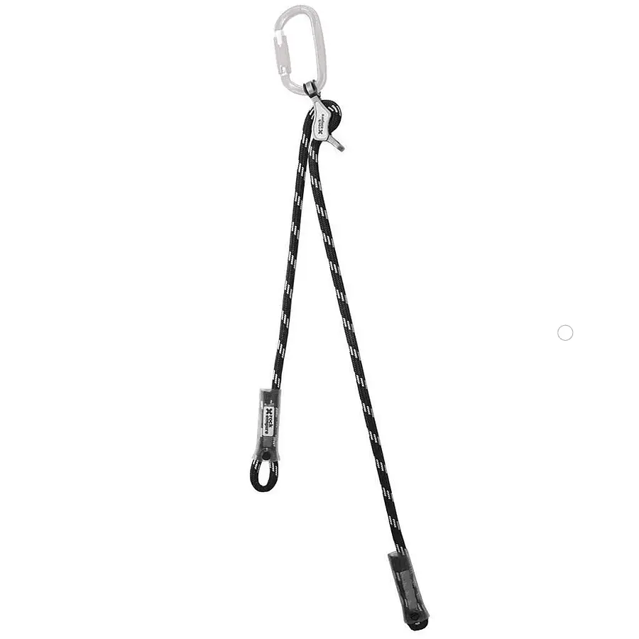 Elemento de amarre asimetrico ajustable simple STAND 1 mts NEGRO – Rock Empire