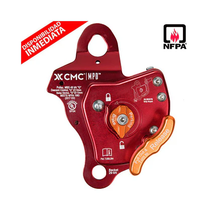 Dispositivo Multipropósito MPD™ 13mm (Polea, Asegurador y Descendedor) NFPA – CMC Rescue
