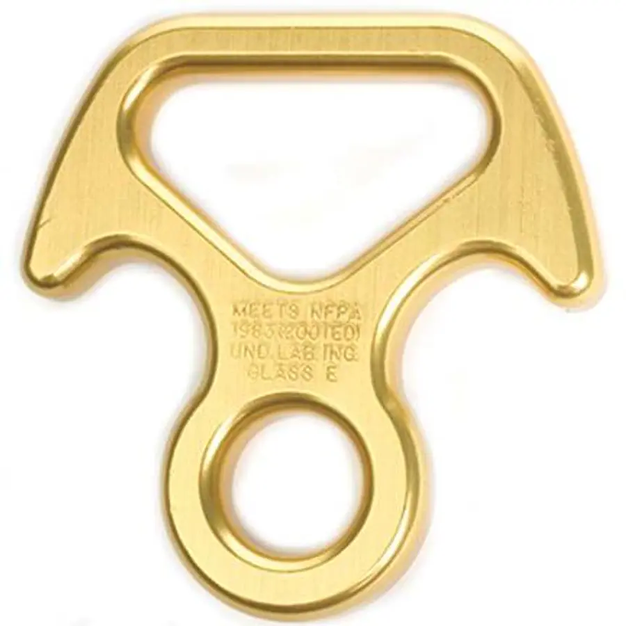 Descendedor – Asegurador tipo 8 NFPA PERSONAL ESCAPE 8 con orejas  Gold – PMI