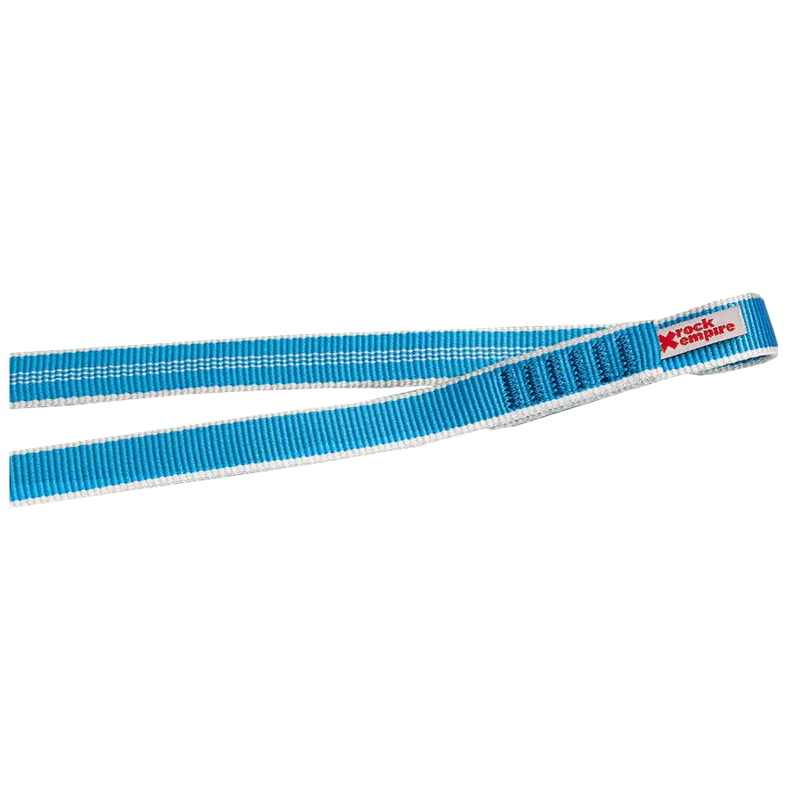 Anilla de Anclaje Plana 120 cm x 20 mm 22kN Calipso/Blanco – Rock Empire