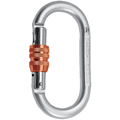 Mosquetón Acero Oval Rosca 28kN O KL-S – Rock Empire