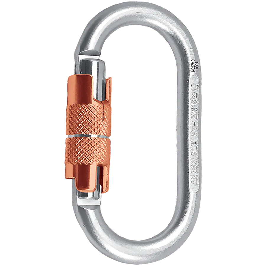 Mosquetón Acero Oval 3 Tiempos 28kN O KL-3T – Rock Empire