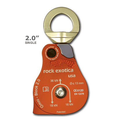Polea Simple Omni Block 2.0″ (P53) 36kN – Rock Exotica