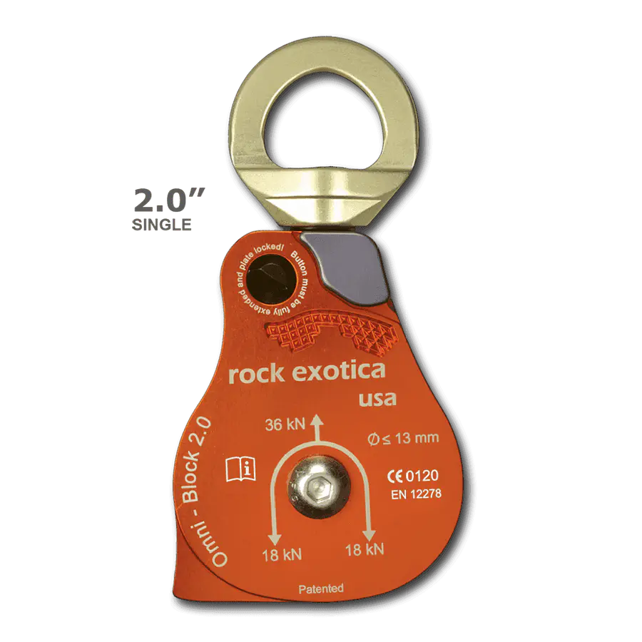 Polea Simple Omni Block 2.0″ (P53) 36kN – Rock Exotica