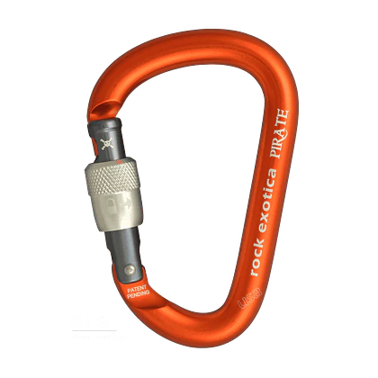 Mosquetón Aluminio HMS Rosca 26kN  Pirate Screw-Lock (C1-S) – Rock Exotica