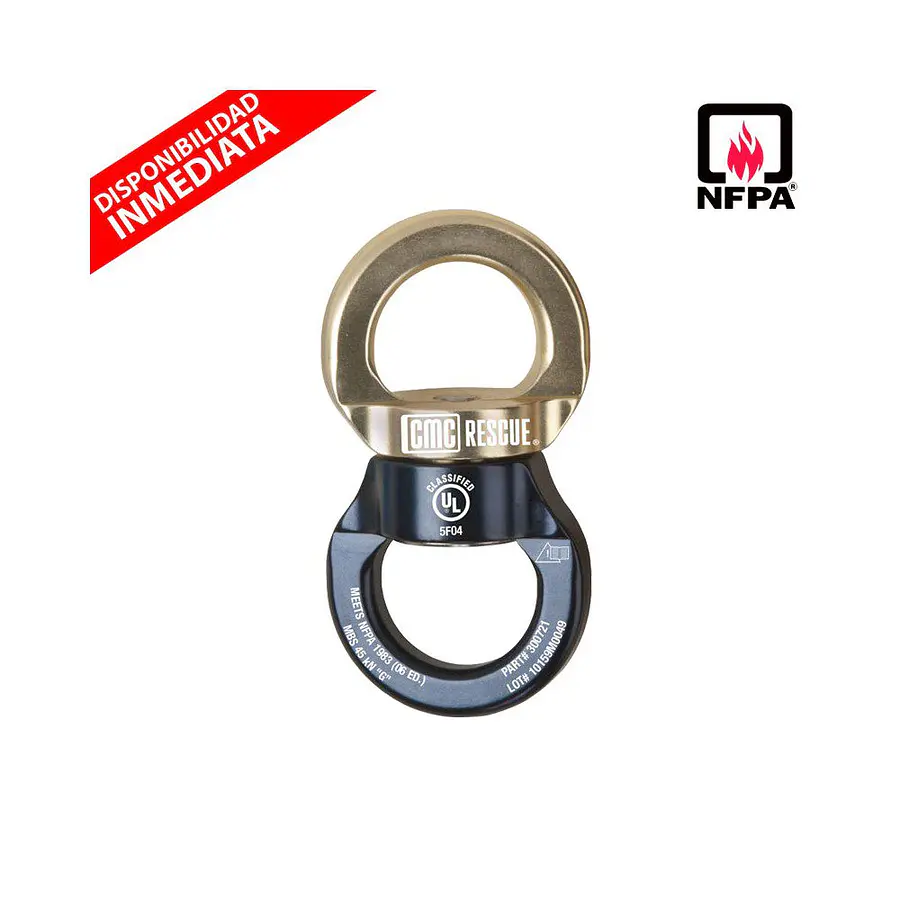 Destorcedor / Eslabón Giratorio Swivel Rescue 36kN (NFPA) – CMC Rescue