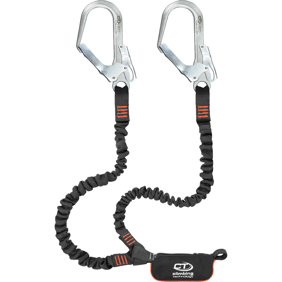 Cola de vida Flex ABS 140 Acero YL 180 cm Cinta Elasticada – Climbing Technology