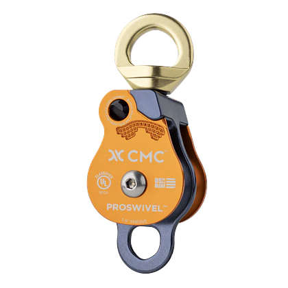 Polea doble con destorcedor NFPA 1,5″ 36kN – CMC Rescue