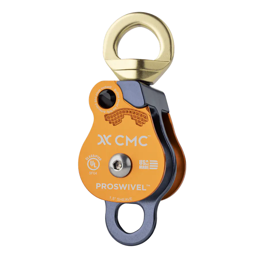 Polea doble con destorcedor NFPA 1,5″ 36kN – CMC Rescue
