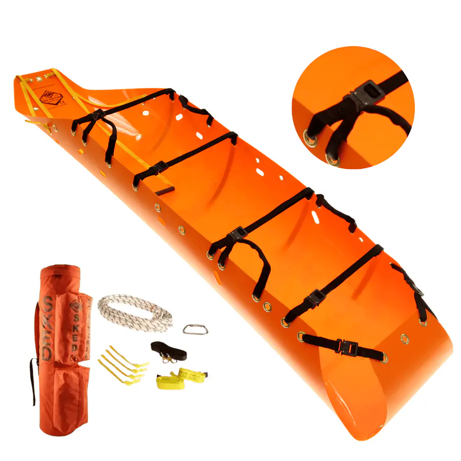 Camilla de Rescate Sked® Rescue Orange Kit Básico (Broches Automáticos Cobra) – Skedco