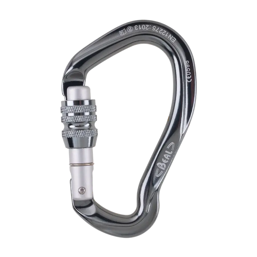 Mosquetón Aluminio Tipo HMS Rosca 26kN Be Link – Beal