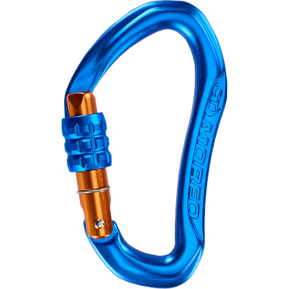 Mosquetón Aluminio Tipo D Rosca 24 kN MORFO SG – CLIMBING TECHNOLOGY