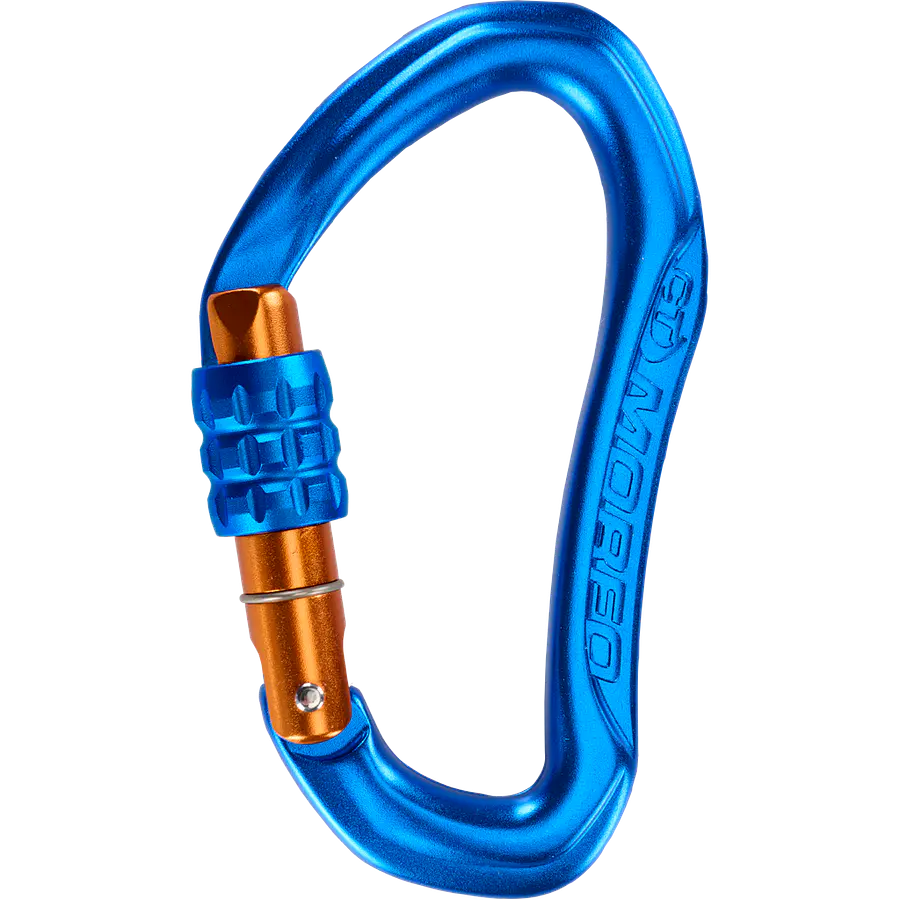 Mosquetón Aluminio Tipo D Rosca 24 kN MORFO SG – CLIMBING TECHNOLOGY