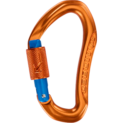 Mosquetón Aluminio Tipo D Rosca 24 kN MORFO BG – CLIMBING TECHNOLOGY