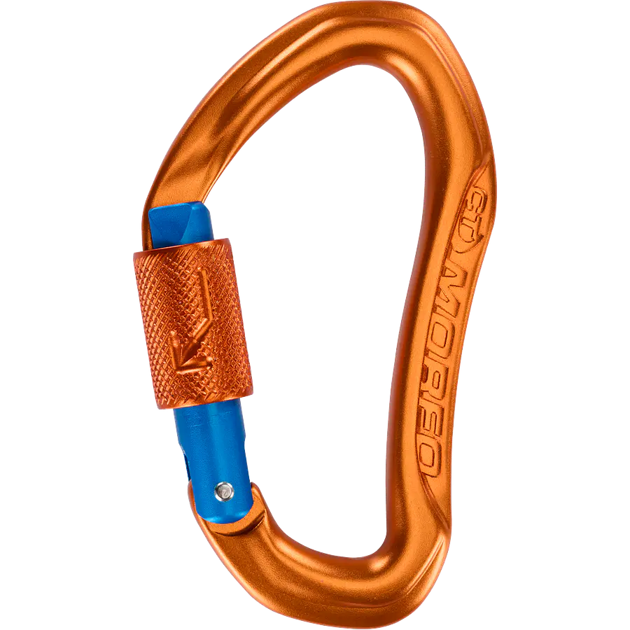 Mosquetón Aluminio Tipo D Rosca 24 kN MORFO BG – CLIMBING TECHNOLOGY