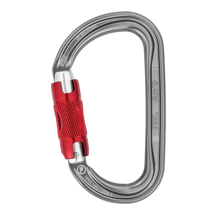 Mosquetón Aluminio Tipo D 3 Tiempos Am’D Twist-lock – PETZL