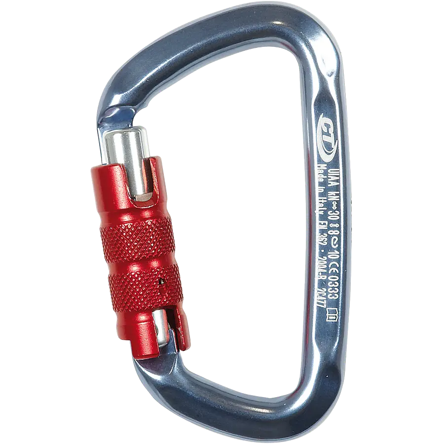 Mosquetón Aluminio Tipo D 3T 30kN D SHAPE TG – Climbing Technology
