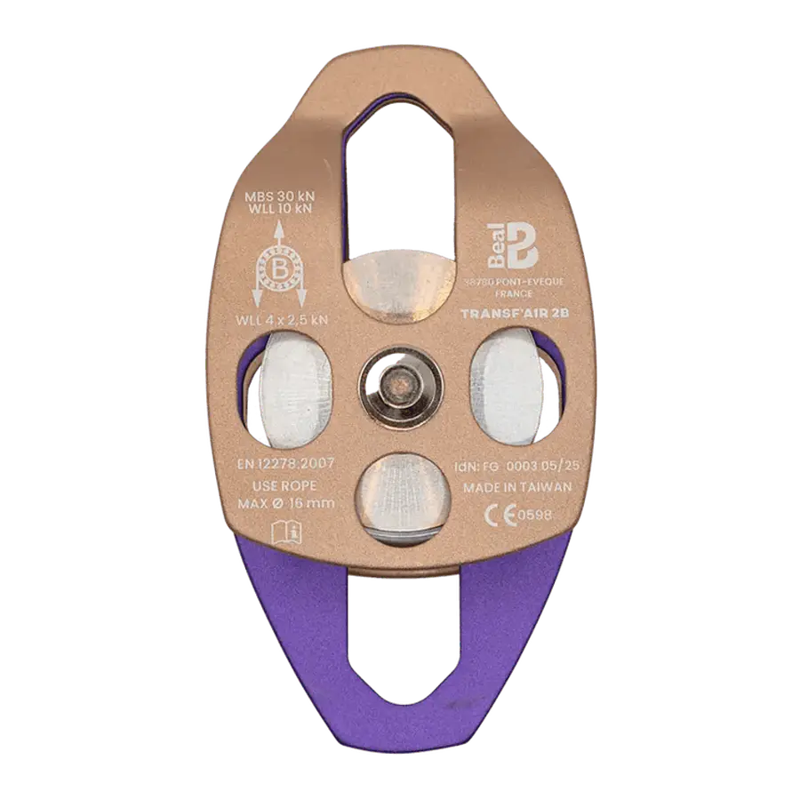 Polea Doble Transf’ Air 2B 30kN – BEAL