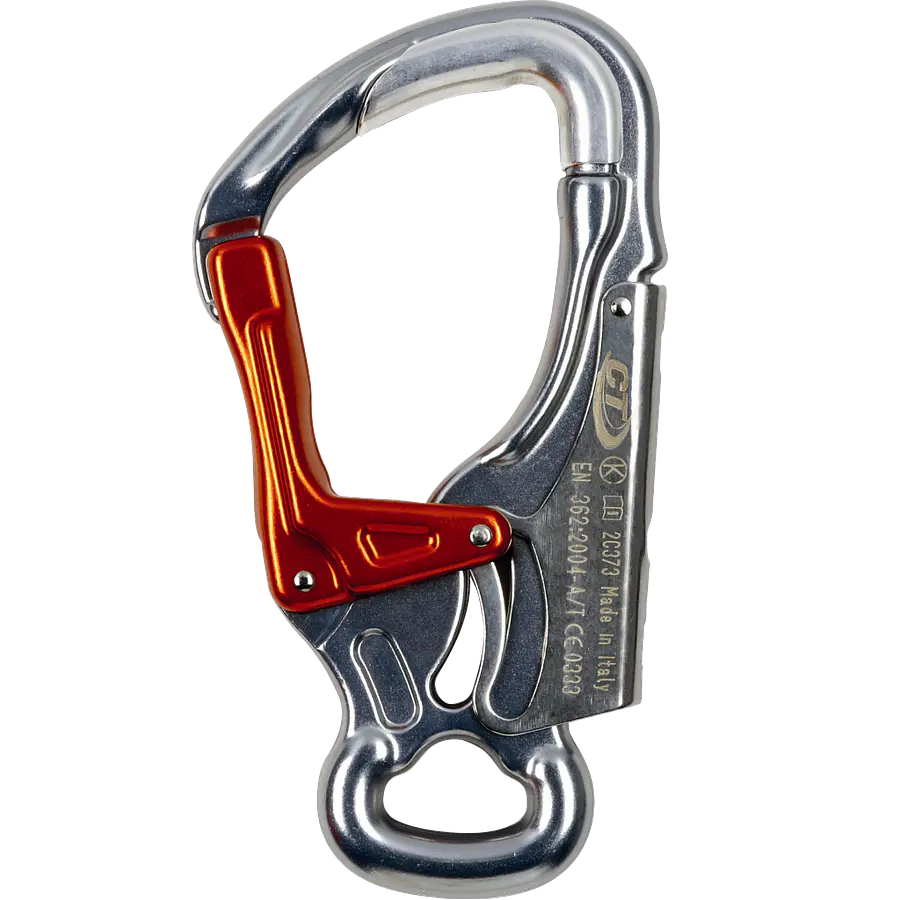 Mosquetón Aluminio Asimétrico  2 Tiempos 30kN K-ADVANCE SHELL – CLIMBING TECHNOLOGY