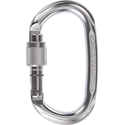 Mosquetón Aluminio Oval Rosca 24kN Pillar SG – Climbing Technology