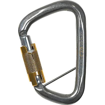 Mosquetón Acero Tipo D 3 Tiempos 35kN Large S-Steel – Climbing Technology