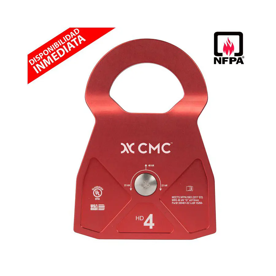 Polea Simple HD4 46kN (NFPA) – CMC Rescue