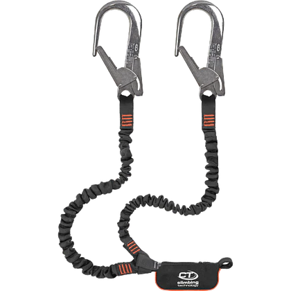 Cola de vida FLEX ABS 140 Combi Y-S Acero Inox 120 cm Cinta Elasticada – CLIMBING TECHNOLOGY