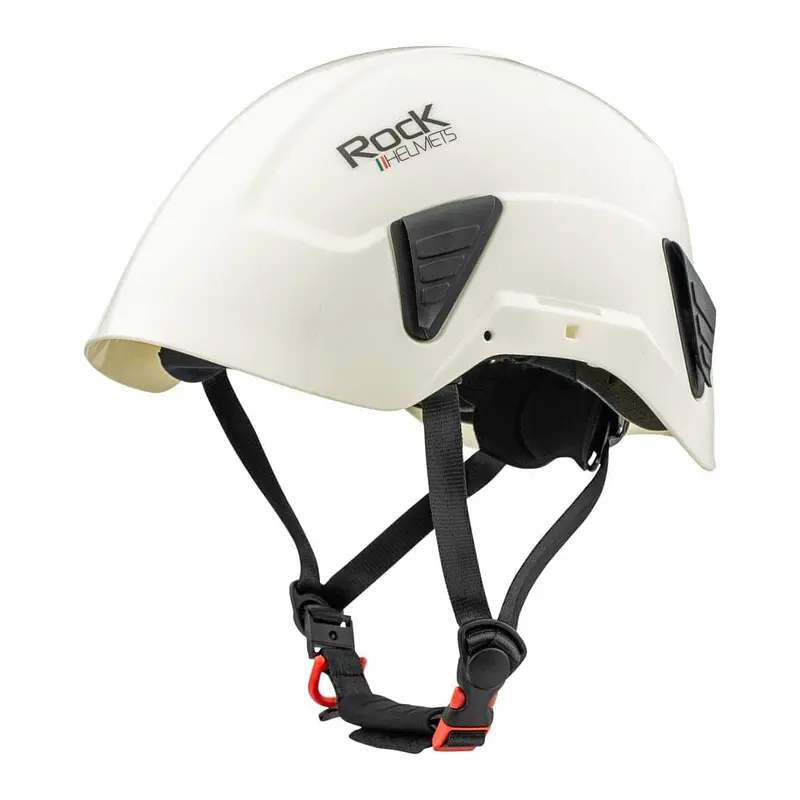 Casco de seguridad Dynamo Volt blanco luminiscente de Rock Helmets