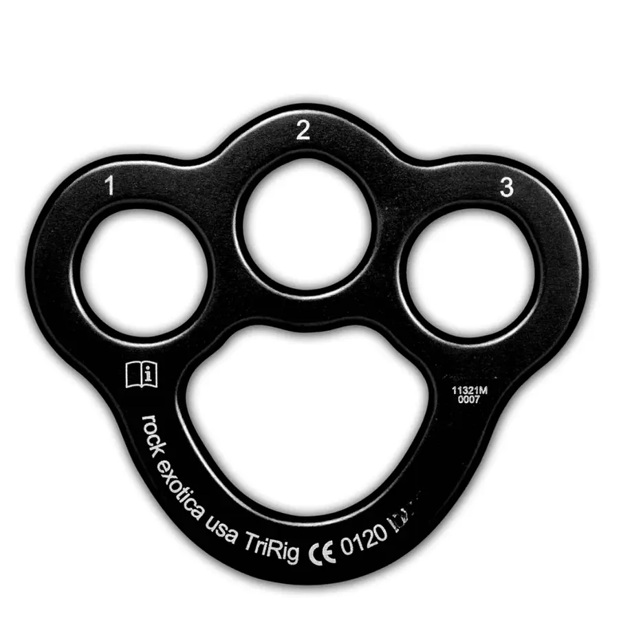 Multiplicador de anclajes Tri-Rig (NFPA) 36kN – Rock Exotica