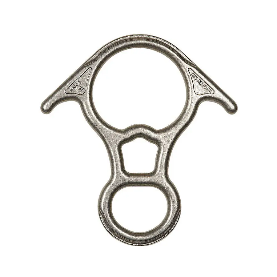Descendedor – Asegurador tipo 8 Ocho con orejas Otto Rescue S-Steel 40kN – Climbing Technology