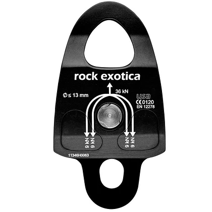 Polea Doble Machined Rescue (P22D B) – Rock Exotica