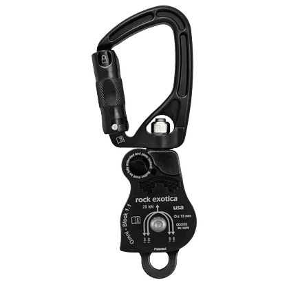 Polea doble con destorcedor SWIVABINER 1.1 28kN – ROCK EXOTICA