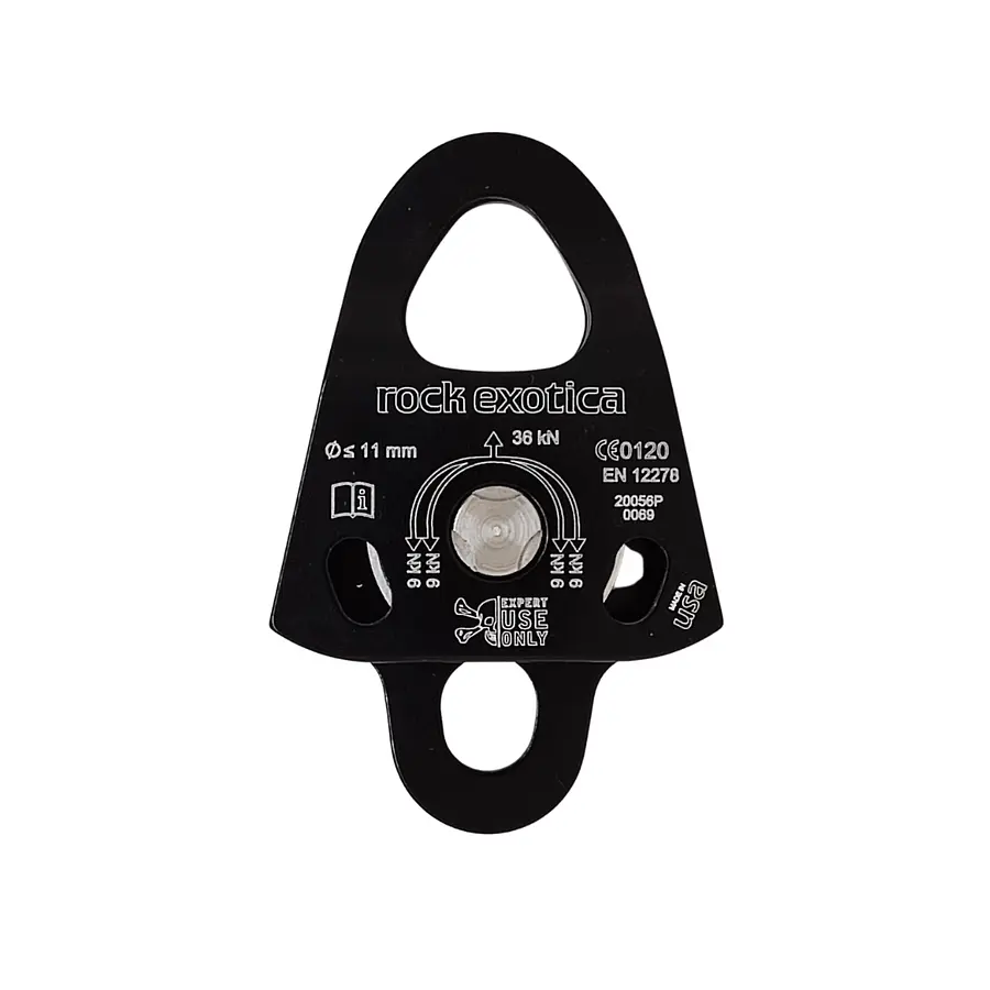 Polea Doble Mini Machined (P21D) 36kN – Rock Exotica
