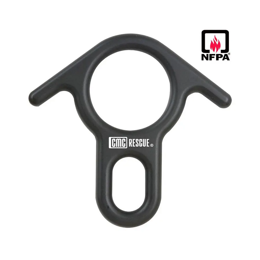 Descendedor – Asegurador tipo 8 Ocho (aluminio) con orejas 11mm (NFPA) – CMC Rescue
