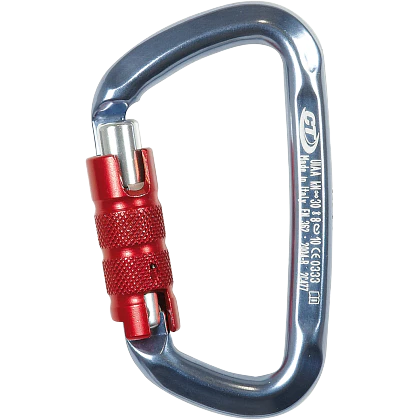 Mosquetón Aluminio Tipo D 3T 30kN D SHAPE TG – Climbing Technology