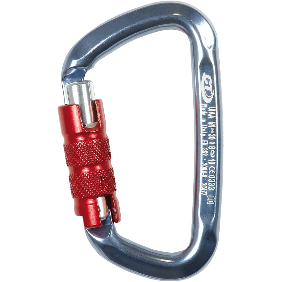 Mosquetón Aluminio Tipo D 3T 30kN D SHAPE TG – Climbing Technology