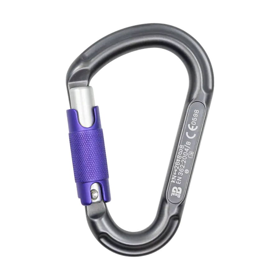 Mosquetón Aluminio HMS 3 Tiempos 26kN Be Lock 3-Matic – Beal