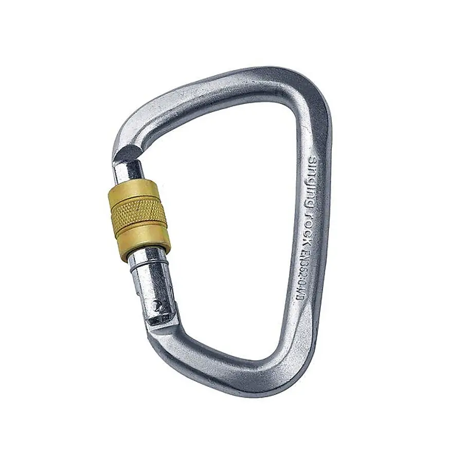 Carabiner D Acero Rosca 50kN () – Singing Rock