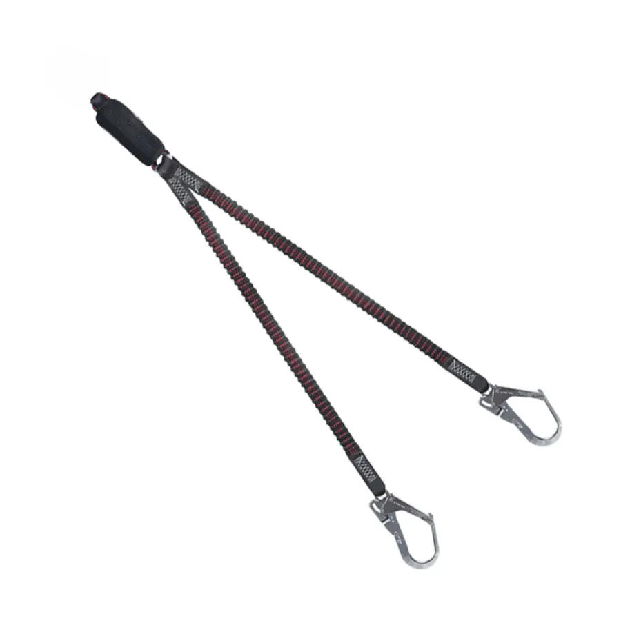 Cola de vida ENERGY ABSORBER 51 conector aluminio 49 1,8 mts Cinta Elasticada – Climax