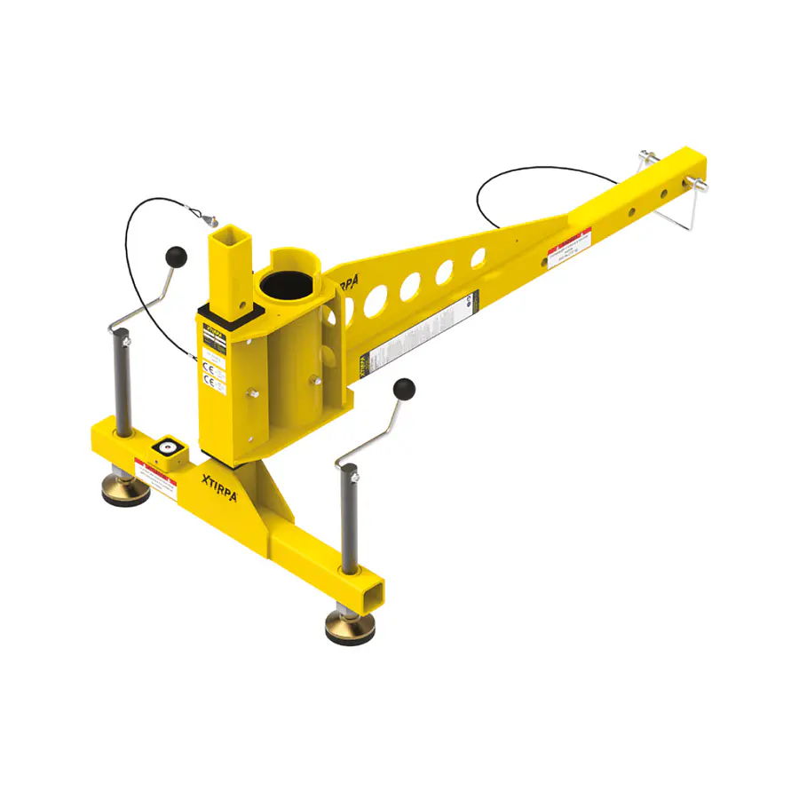 Base estabilizadora IN-2126 en “T” de 610 mm (24″) para enganche en remolque – Xtirpa