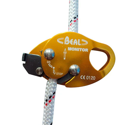 Anticaidas Deslizante Para Cuerda Monitor Amarillo BEAL