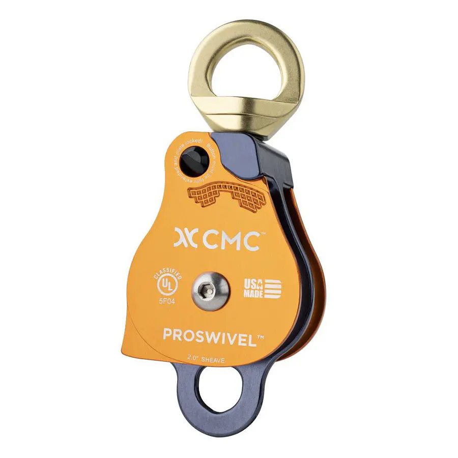 Polea doble con destorcedor PROSWIVEL 2.0 36kN – CMC Rescue