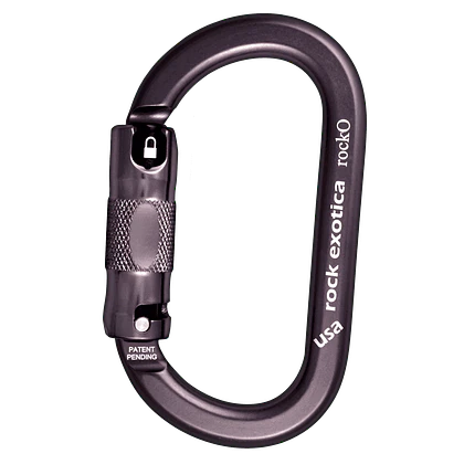 Mosquetón Aluminio Oval 3 Tiempos 24kN RockO Auto-Lock (C3-A) – Rock Exotica