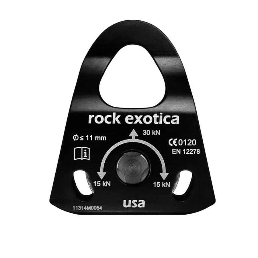 Polea Simple Mini Machined (P21-B) 30kN – Rock Exotica