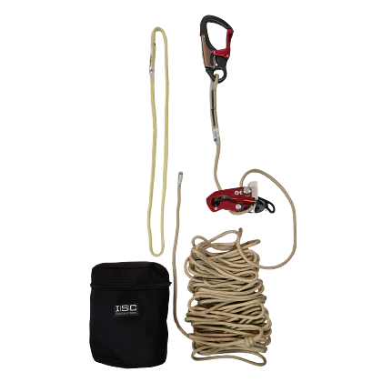 Descendedor D1 kit para evacuacion personal 6mm x 15 mts (Technora) – ISC