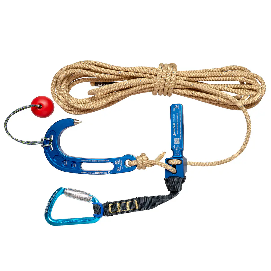 Descendedor CREEL BAILOUT SYSTEM para evacuacion personal con cuerda anudada 7,5 mm x 15 mts (Technora) NFPA PMI
