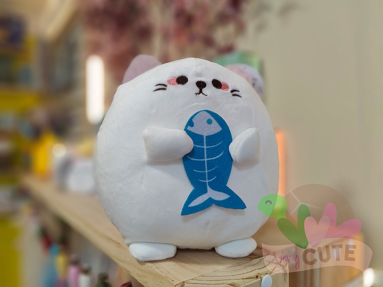 Peluche Gato con Pez 1