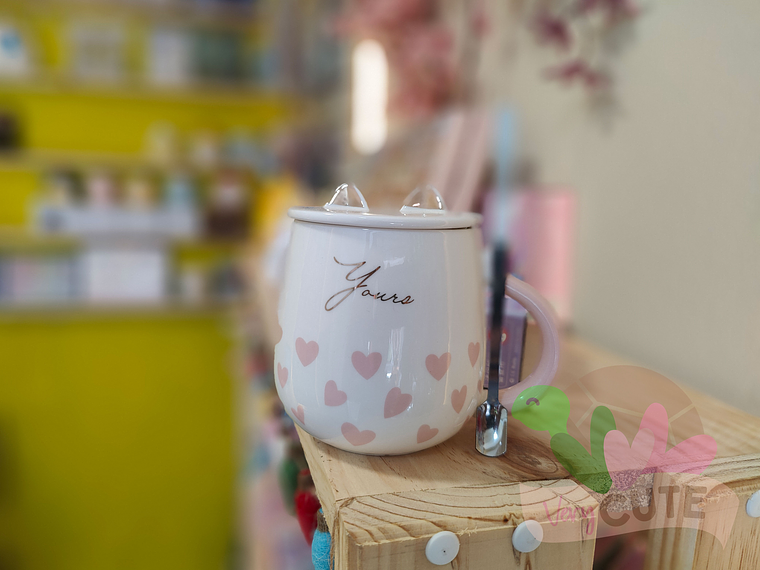 Tazón Corazón Orejas Gato 2