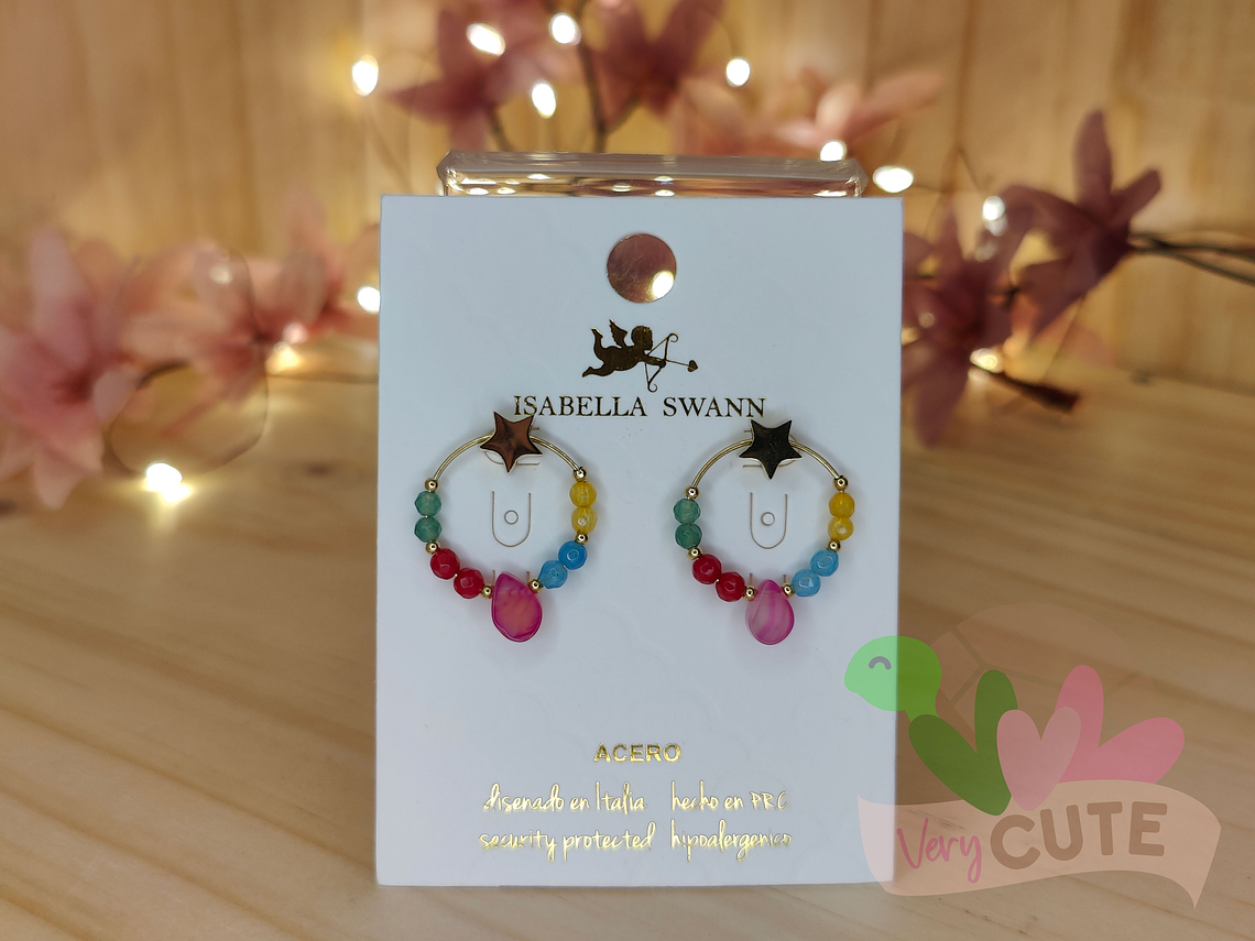 Aros Dorados y Colores 1